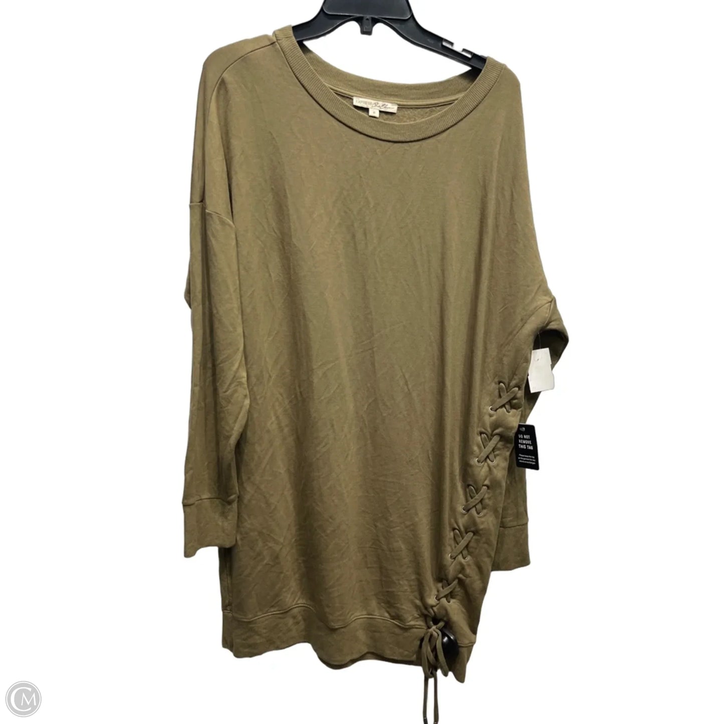 Dress Casual Short By Express In Green, Size: M