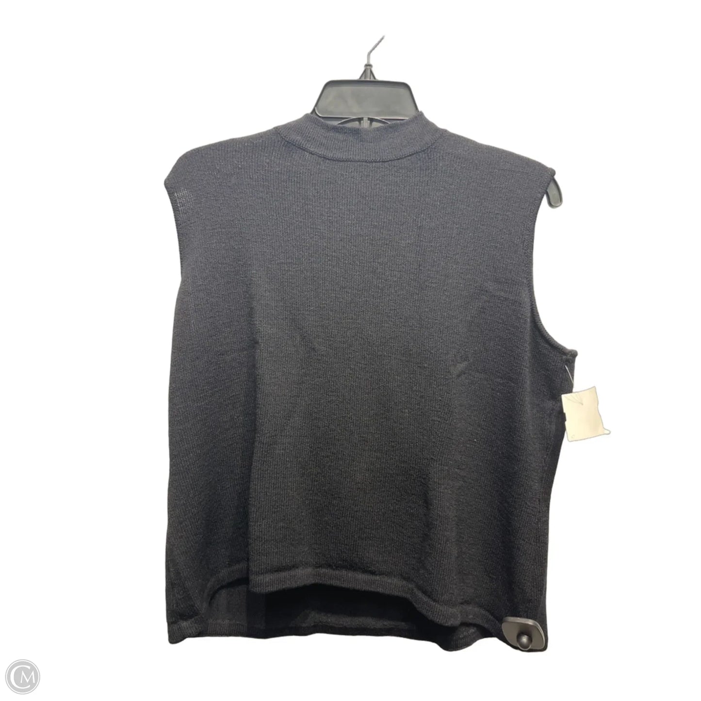 Top Sleeveless Luxury Designer By St John Collection In Black, Size: M