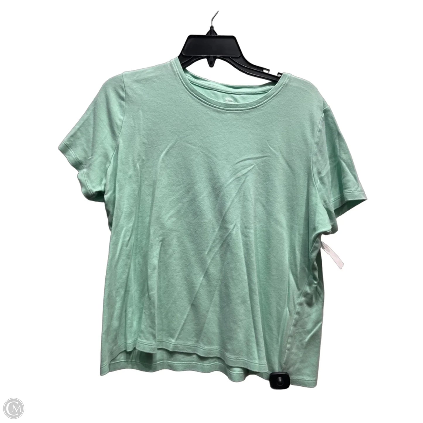 Top Short Sleeve Basic By Kim Rogers In Green, Size: L