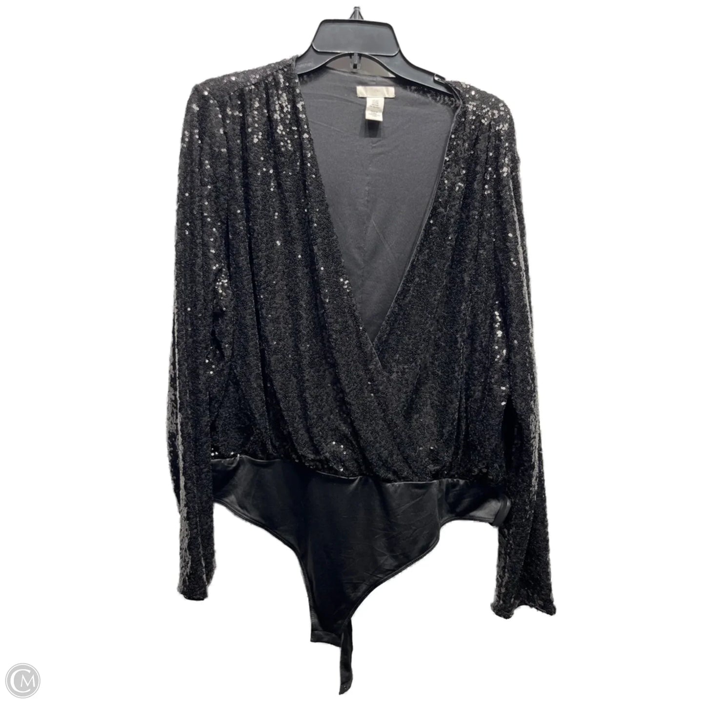 Bodysuit By H&m In Black, Size: Xxl