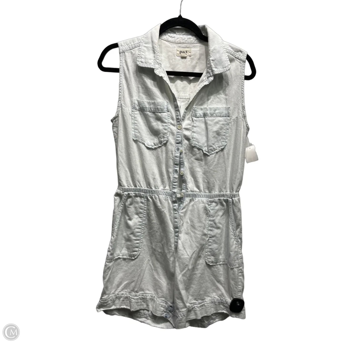 Romper By Pact In Blue, Size: Xs