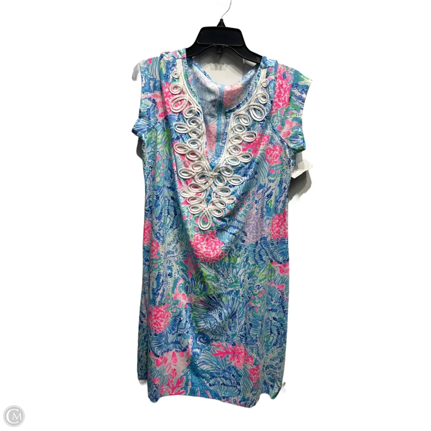 Dress Designer By Lilly Pulitzer In Blue & Pink, Size: Xl