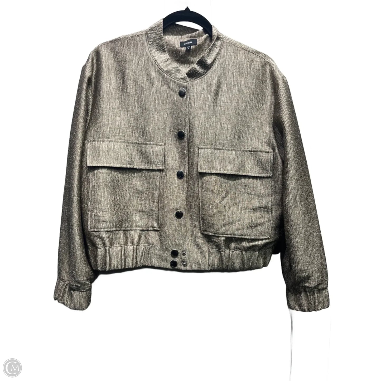 Blazer By Express In Gold, Size: M