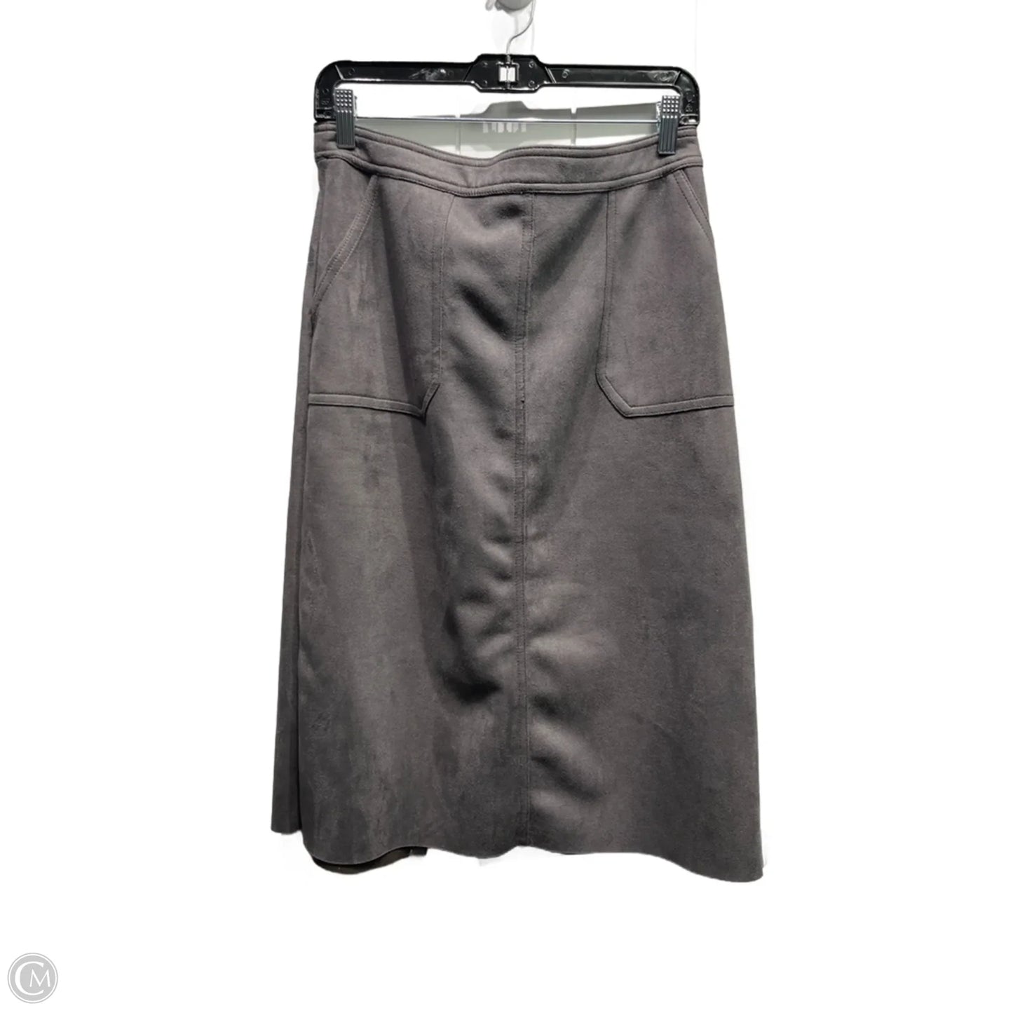 Skirt Midi By Catherine Malandrino In Grey, Size: 10