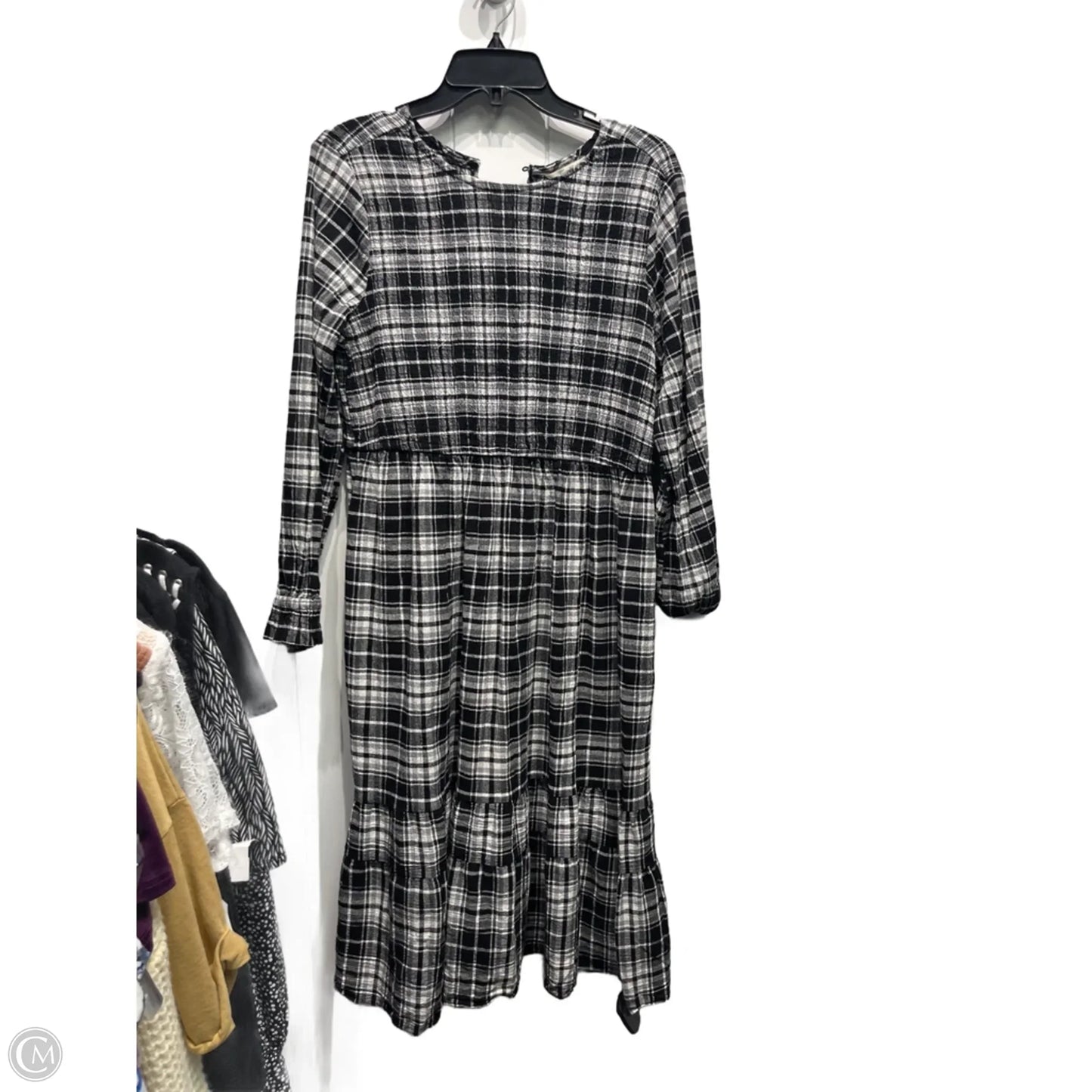 Dress Casual Short By Terra & Sky In Black & White, Size: L