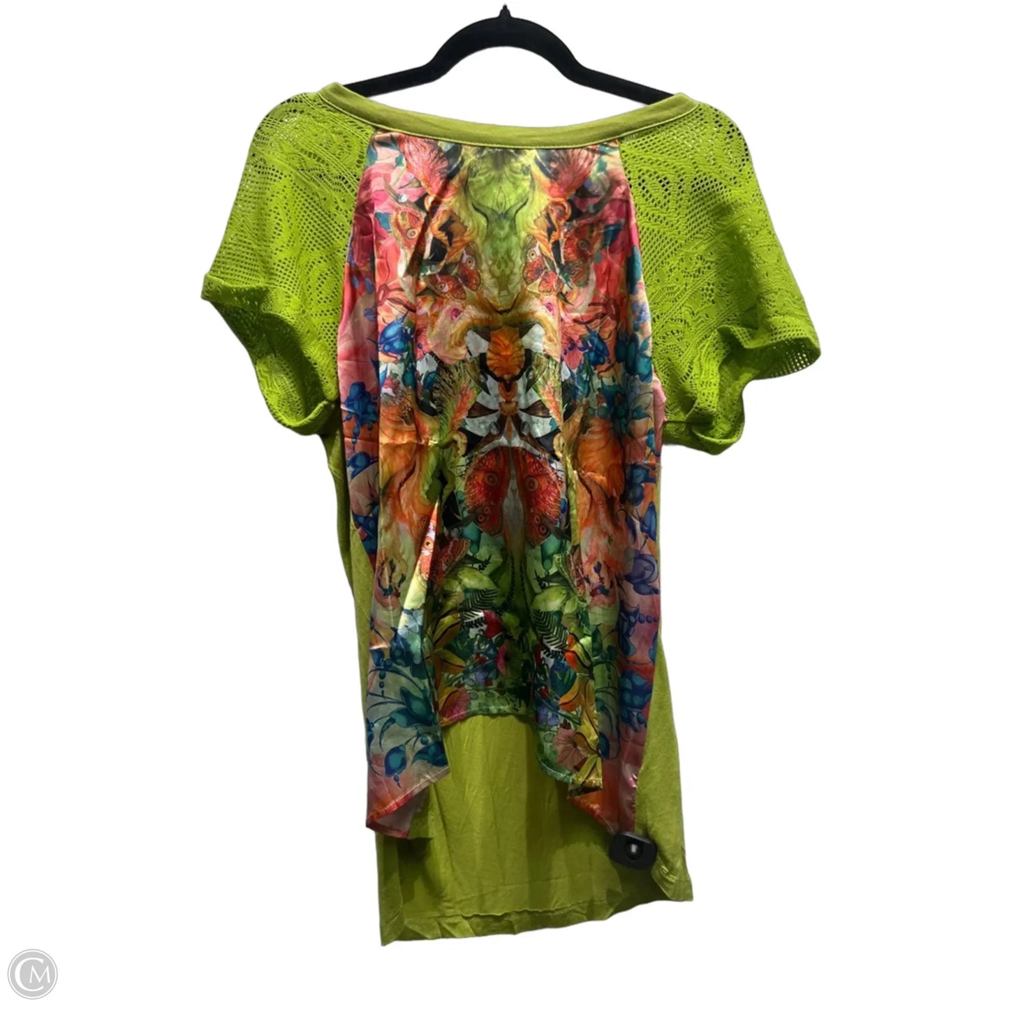 Top Short Sleeve By One World In Green, Size: Xl