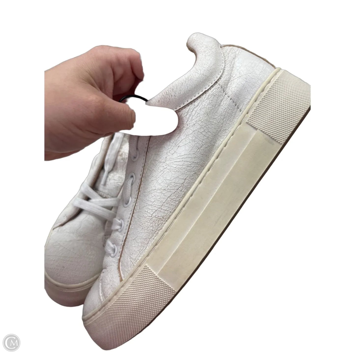 Shoes Sneakers By Aerosoles In Cream, Size: 8