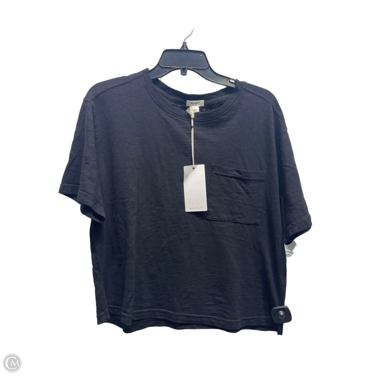 Top Short Sleeve Basic By Dylan In Black, Size: L