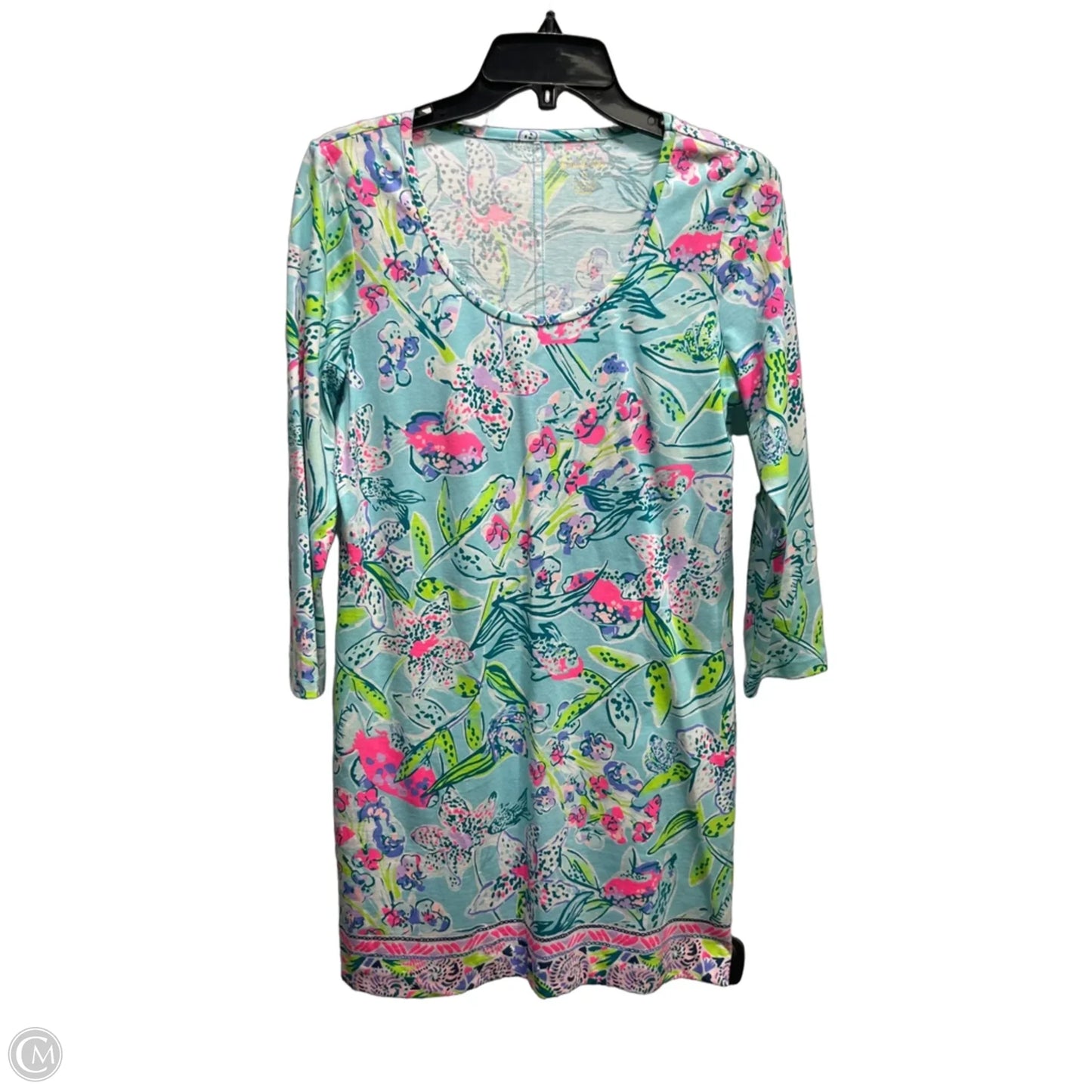 Dress Designer By Lilly Pulitzer In Blue & Pink, Size: M