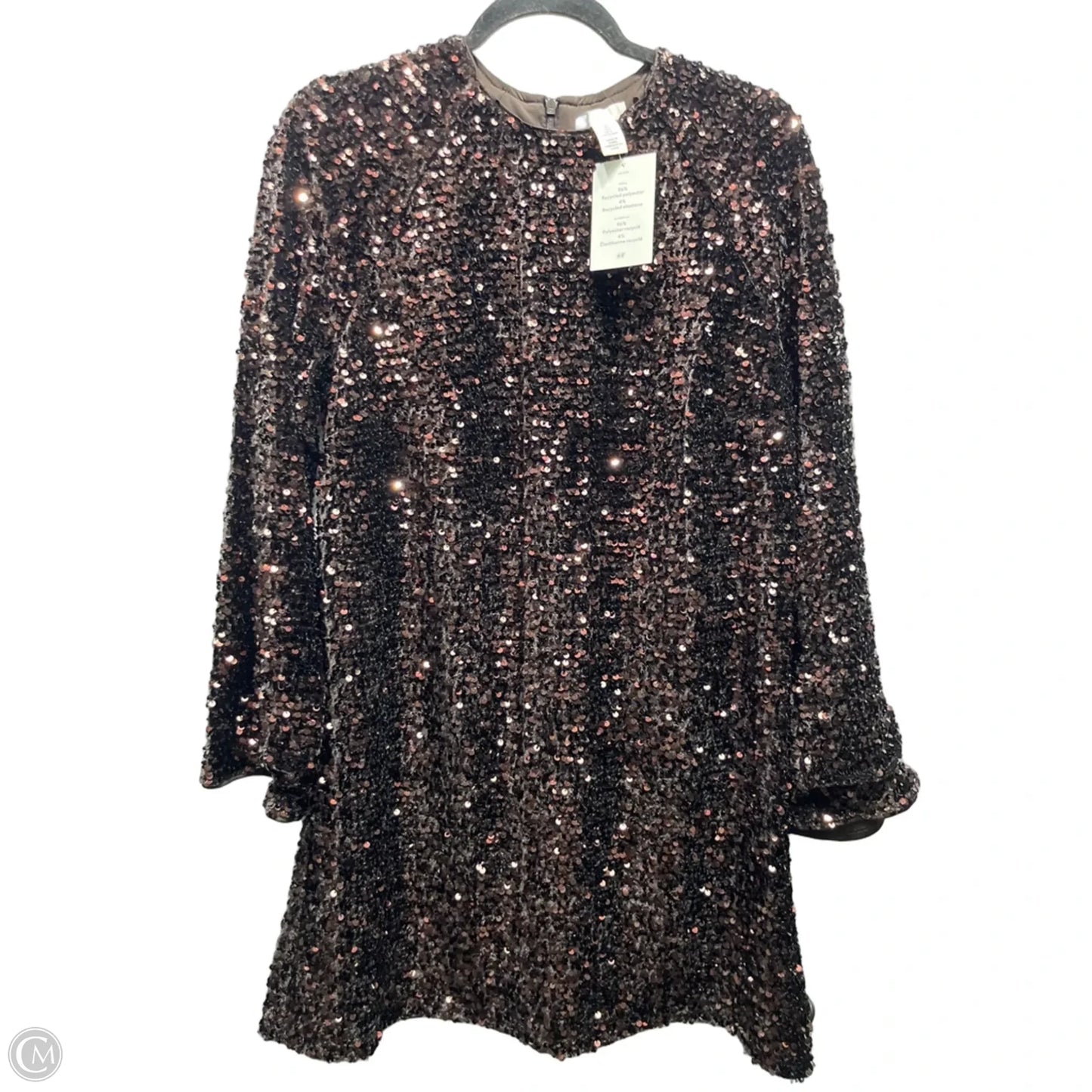 Dress Party Short By H&m In Brown, Size: L