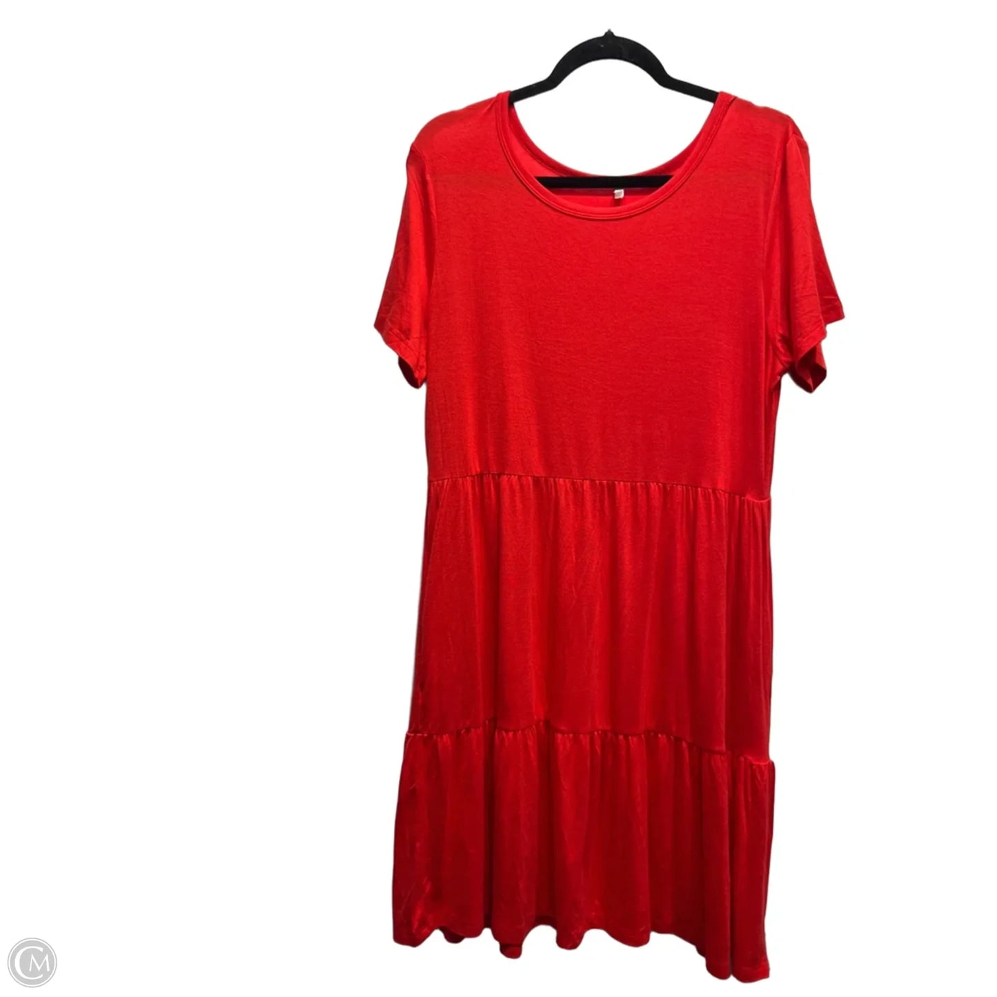 Dress Casual Short By Clothes Mentor In Red, Size: Xl