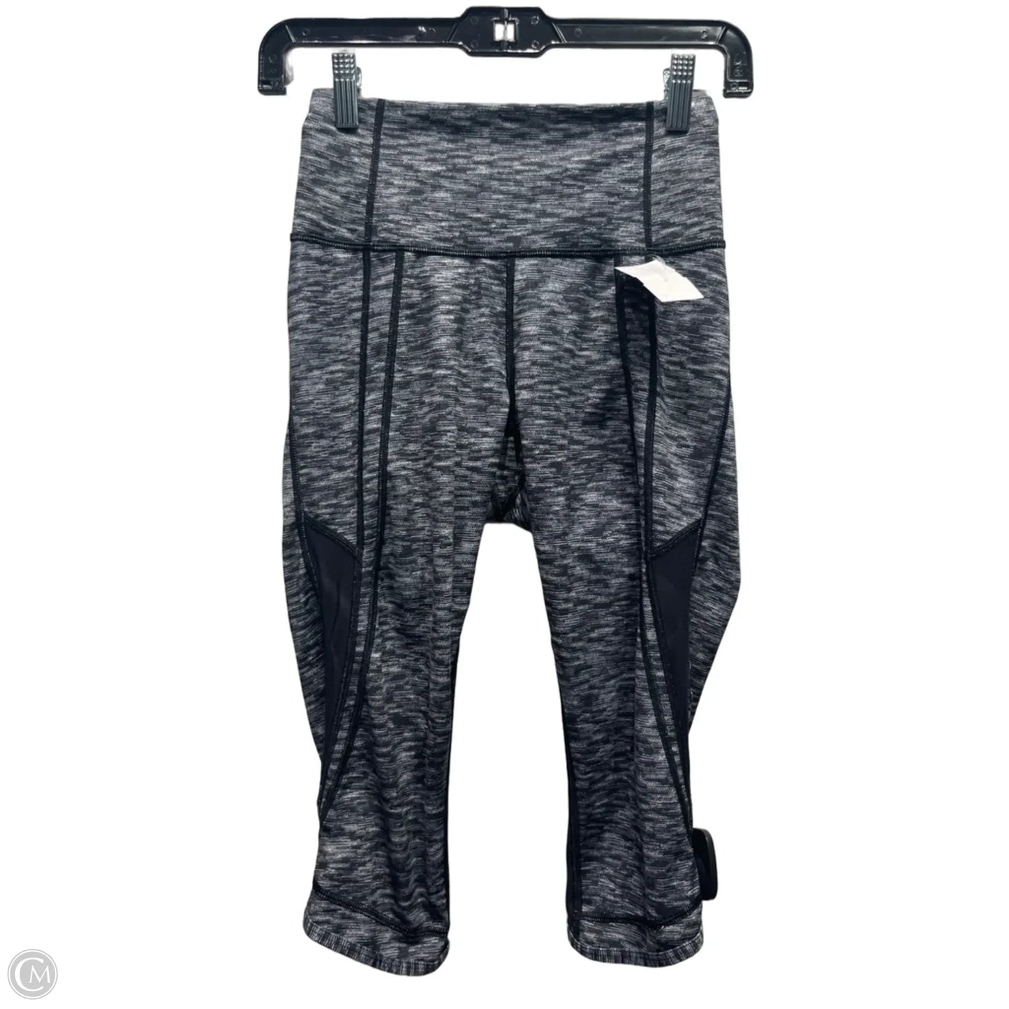 Athletic Capris By Lululemon In Grey, Size: 4