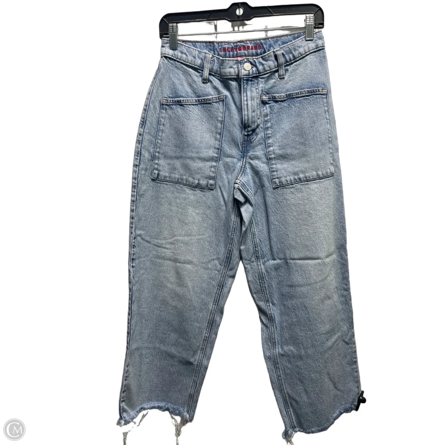 Jeans Straight By Lucky Brand In Blue Denim, Size: 6