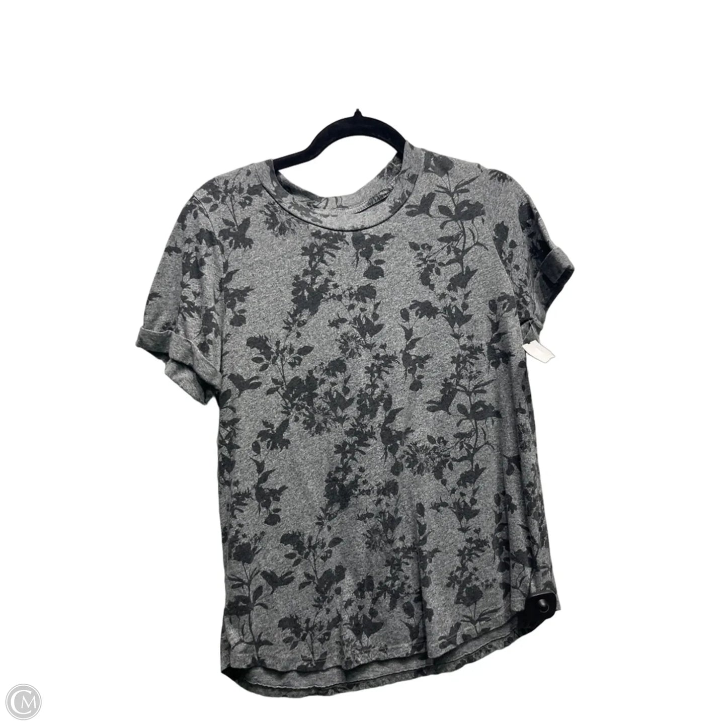 Top Short Sleeve Basic By Sol Angeles In Grey, Size: L
