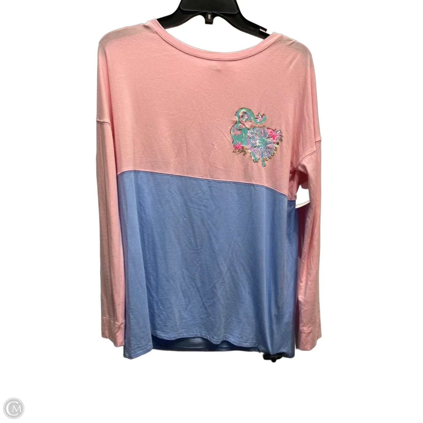 Top Long Sleeve Designer By Lilly Pulitzer In Pink, Size: Xs