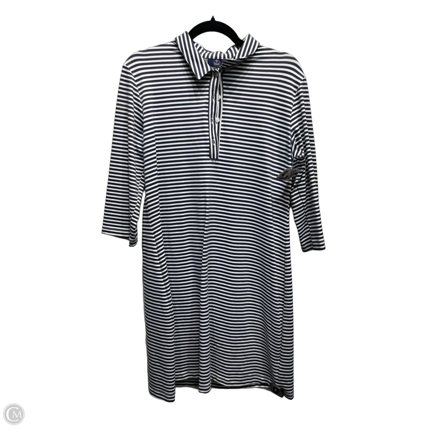 Dress Casual Short By SAILOR SAILOR In Blue & White, Size: L