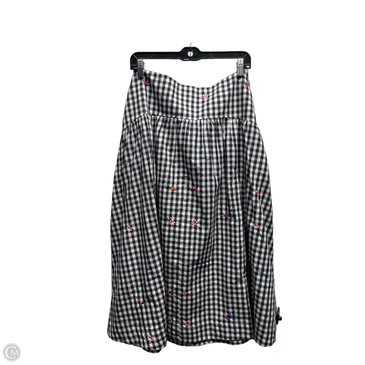 Skirt Maxi By Free Assembly In Black & White, Size: 8