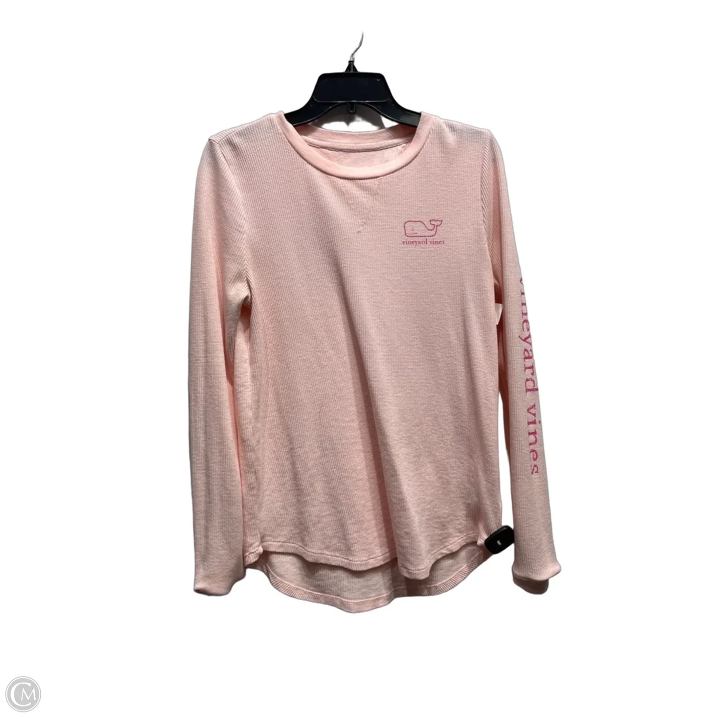 Top Long Sleeve By Vineyard Vines In Pink, Size: M