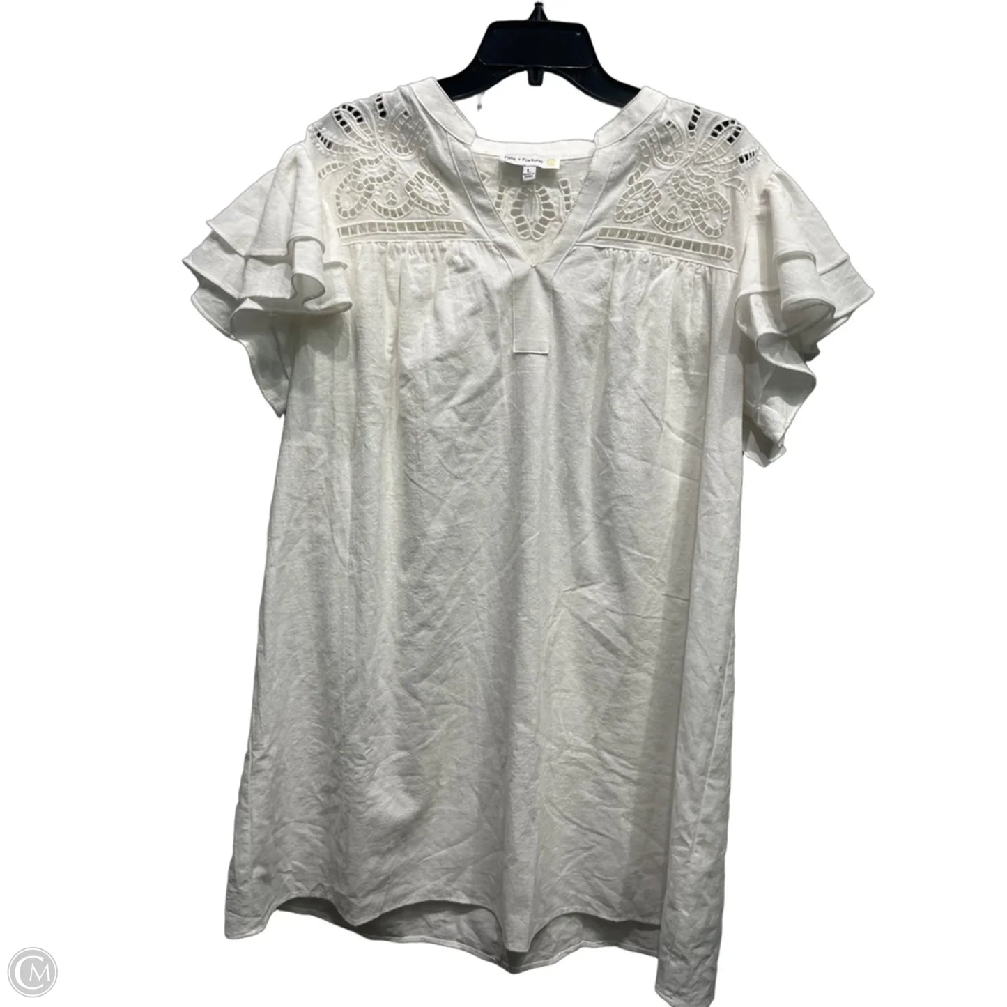 Dress Casual Short By FATE AND FORTUNE In White, Size: L