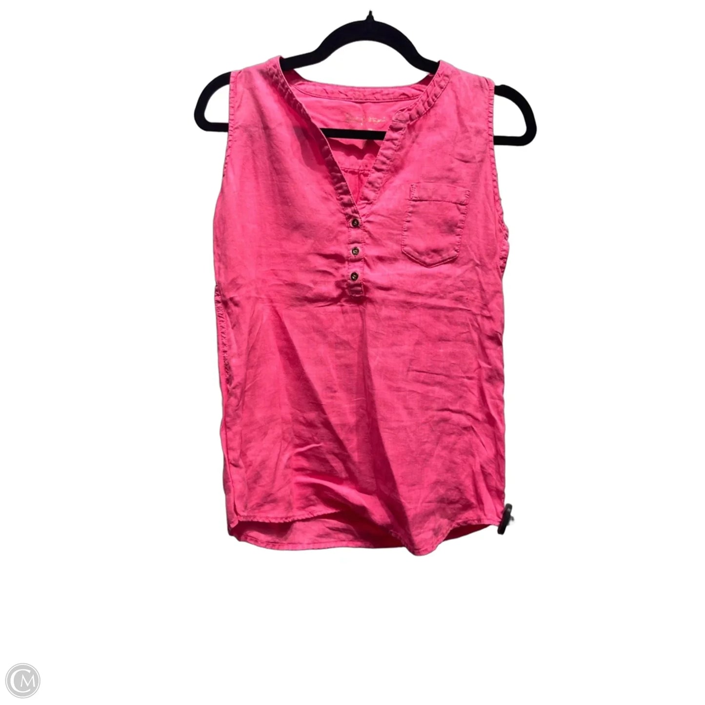 Top Sleeveless Designer By Lilly Pulitzer In Pink, Size: Xs