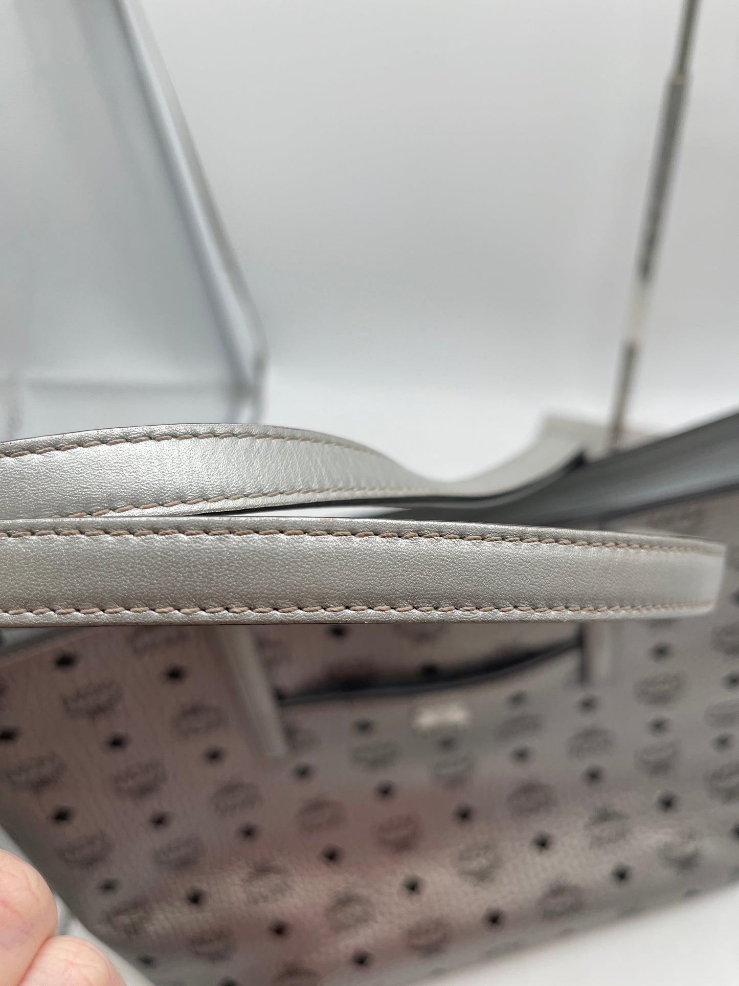 Handbag Luxury Designer By Mcm, Size: Large