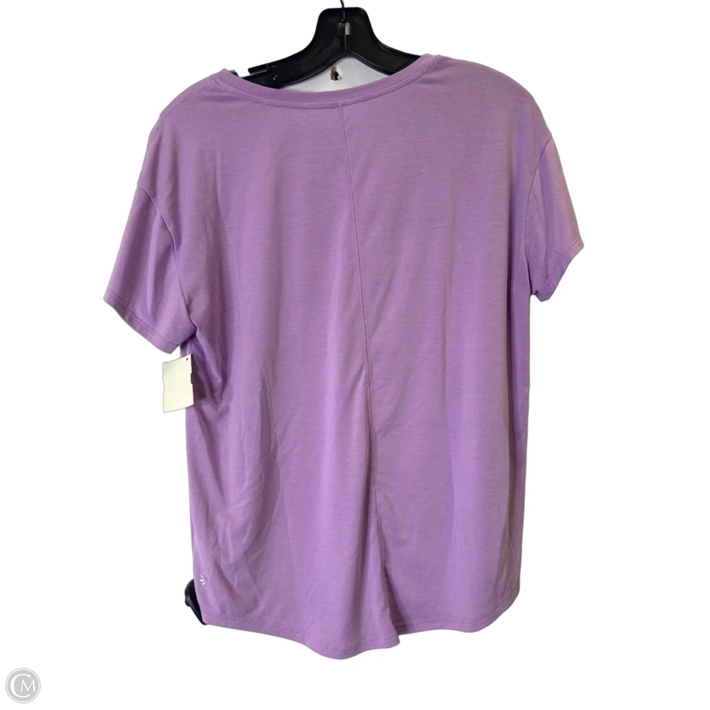 Athletic Top Short Sleeve By Athleta In Purple, Size: Xs