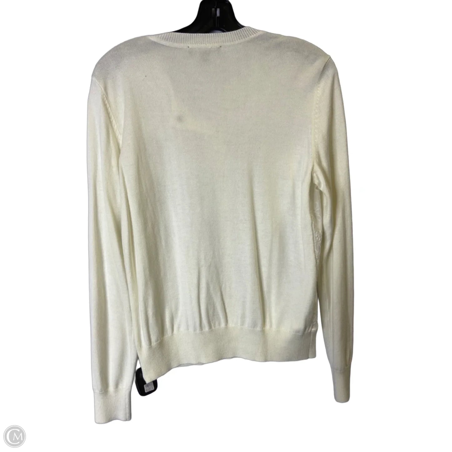 Cardigan By Ann Taylor In Cream, Size: S