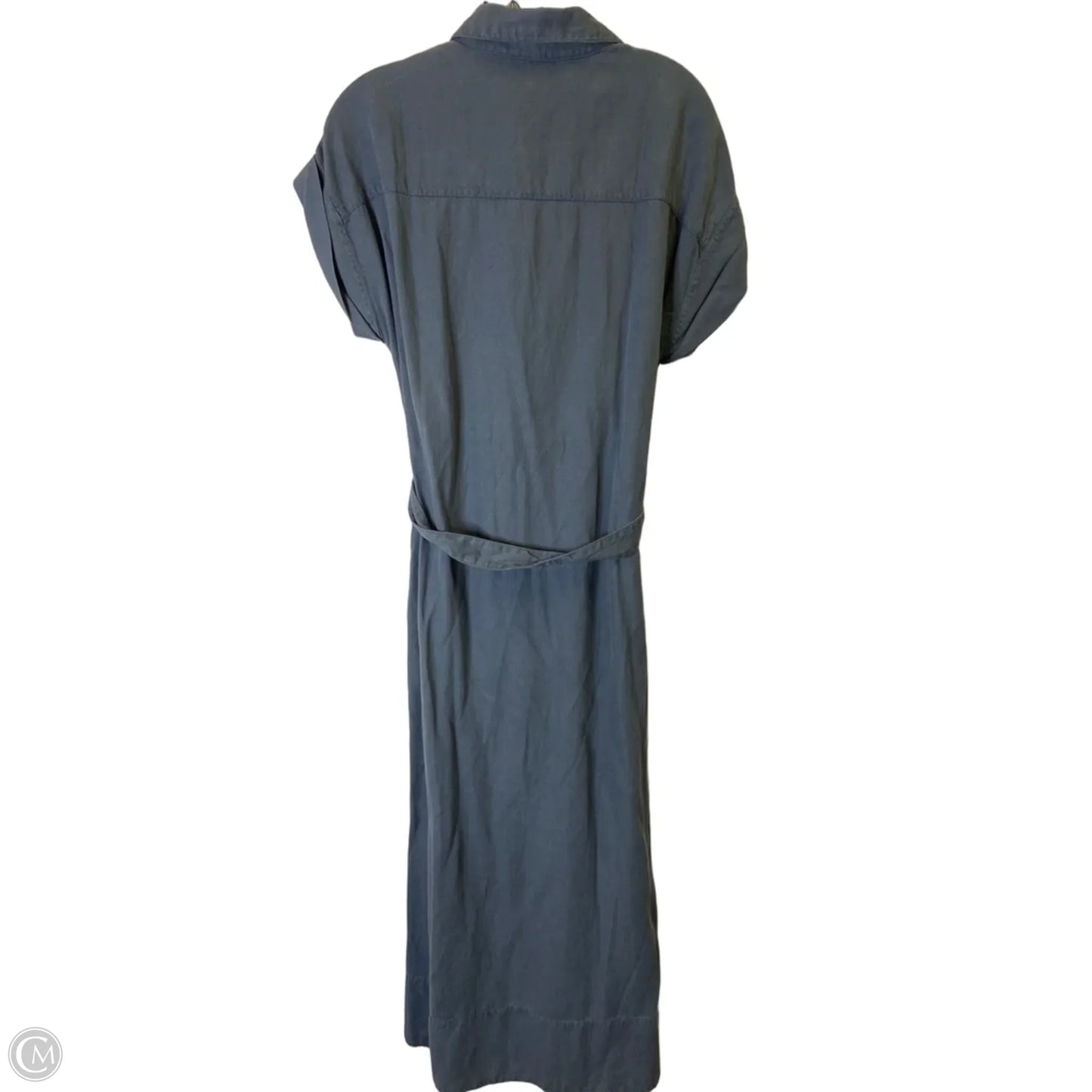 Dress Casual Midi By Faherty In Blue, Size: S