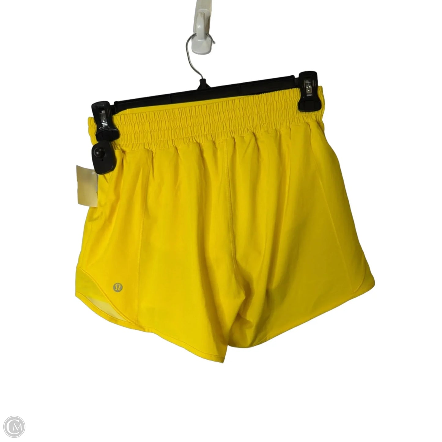 Athletic Shorts By Lululemon In Yellow, Size: 4
