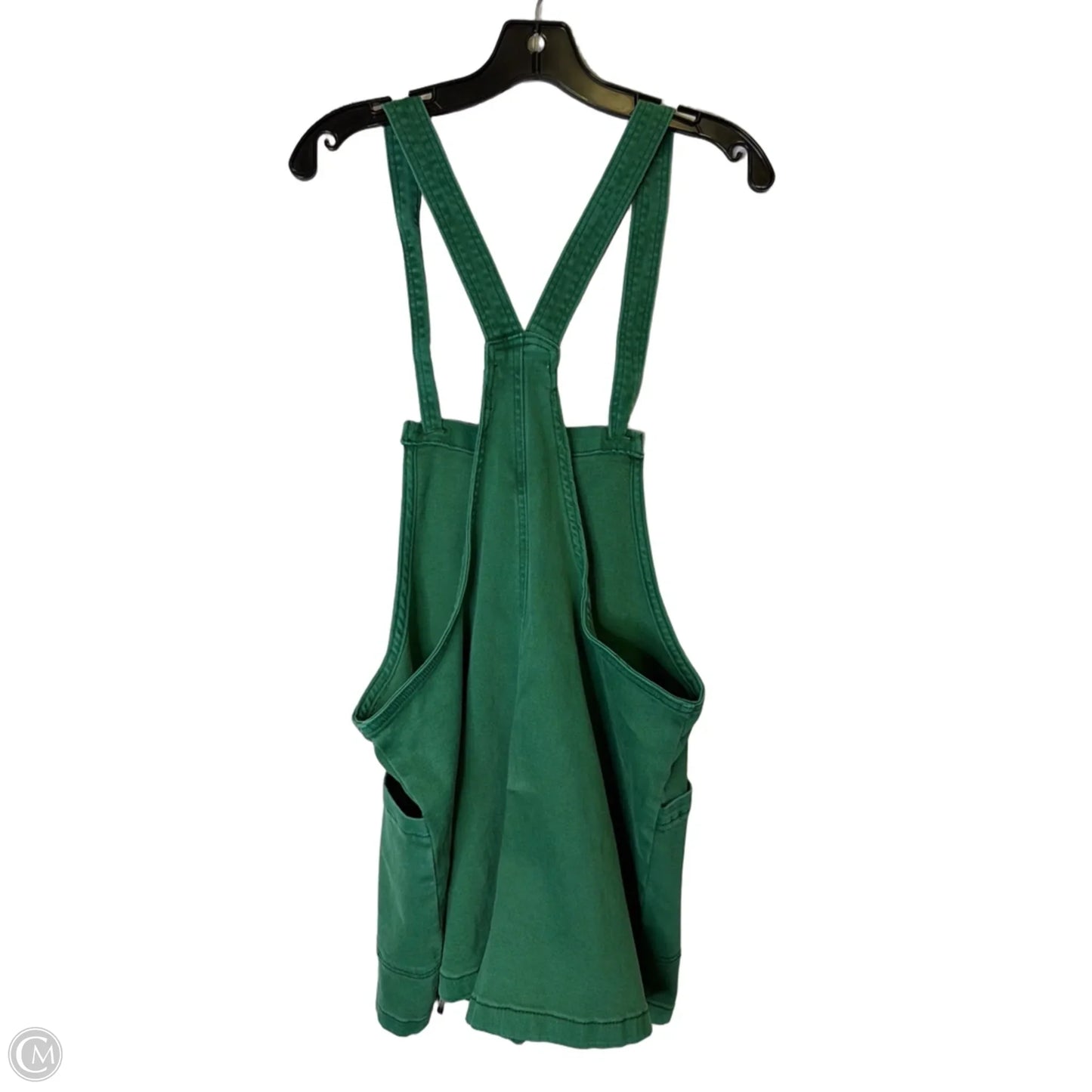 Shortalls By Zenana In Green, Size: M