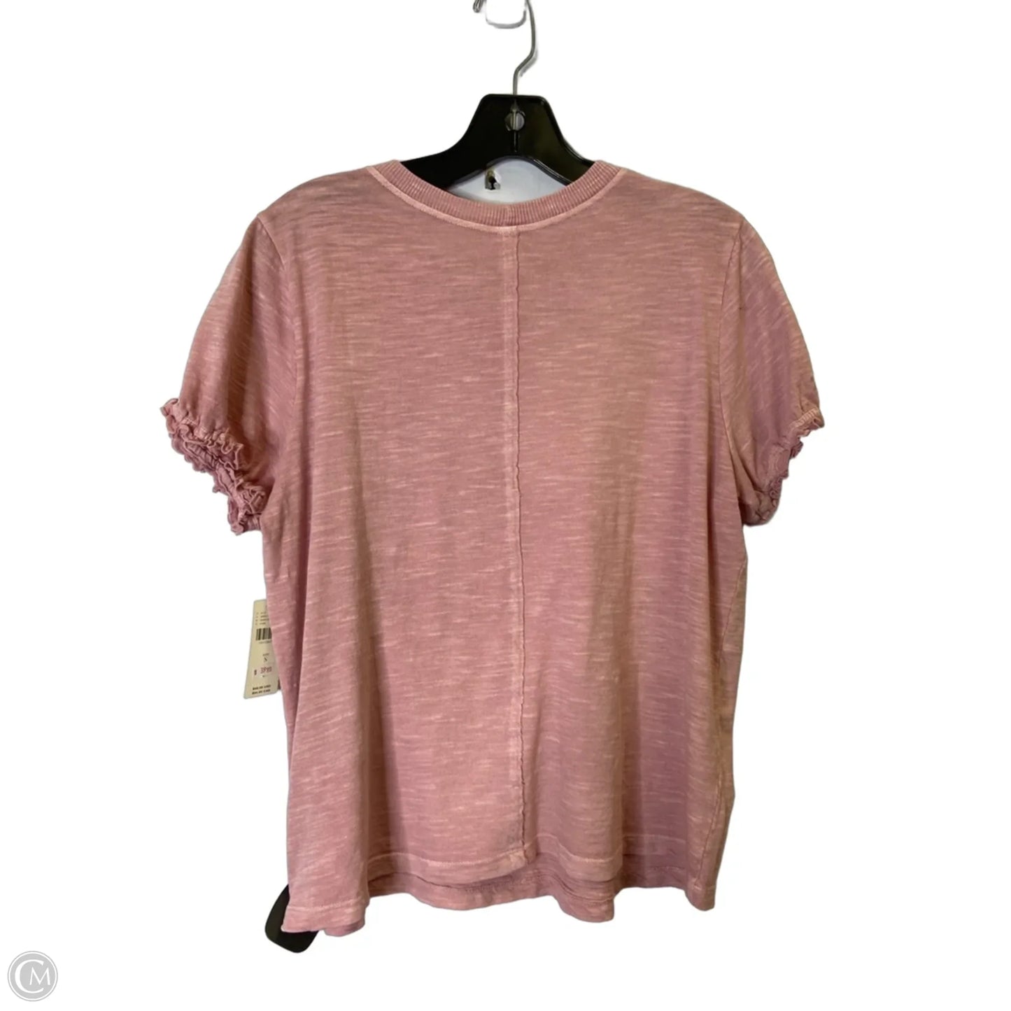 Top Short Sleeve By Pilcro In Pink, Size: S