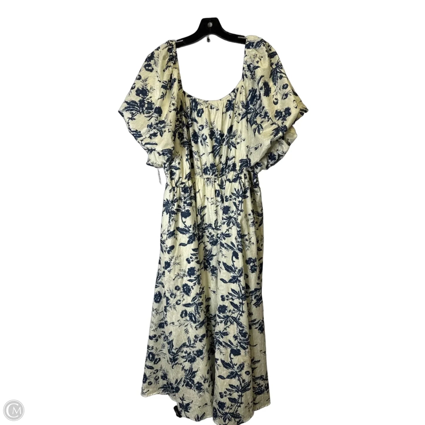 Dress Party Midi By Baltic Born In Blue & Cream, Size: 3x