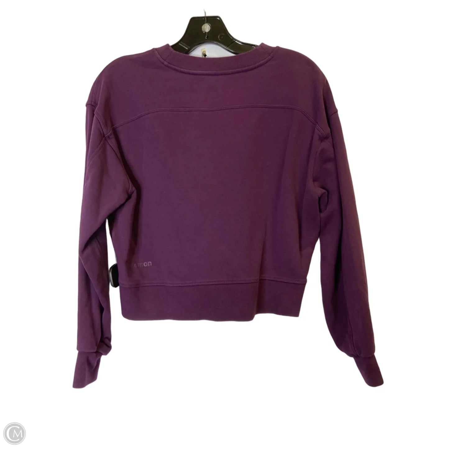 Athletic Sweatshirt Crewneck By Lululemon In Purple, Size: 2