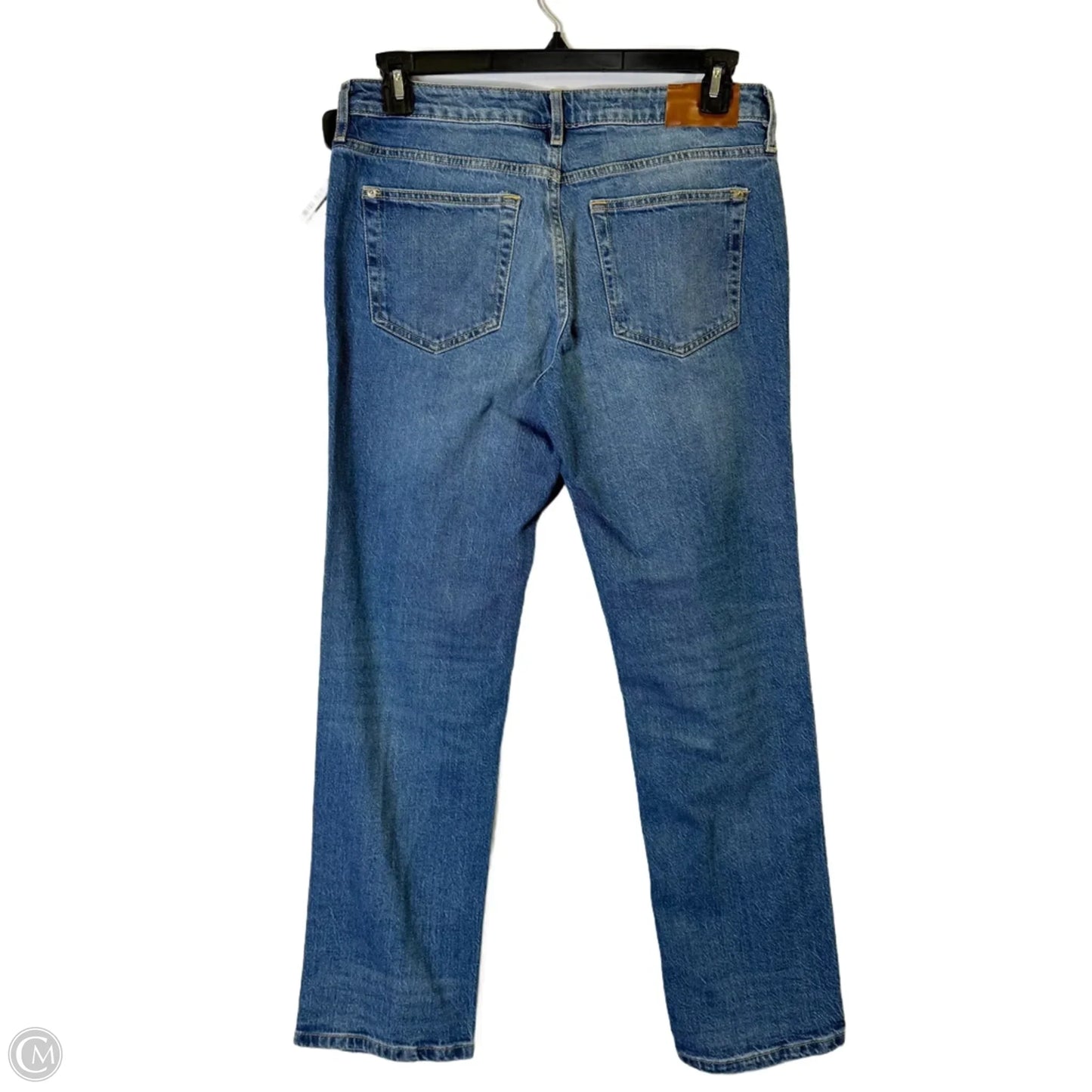 Jeans Straight By Divided In Blue Denim, Size: 10