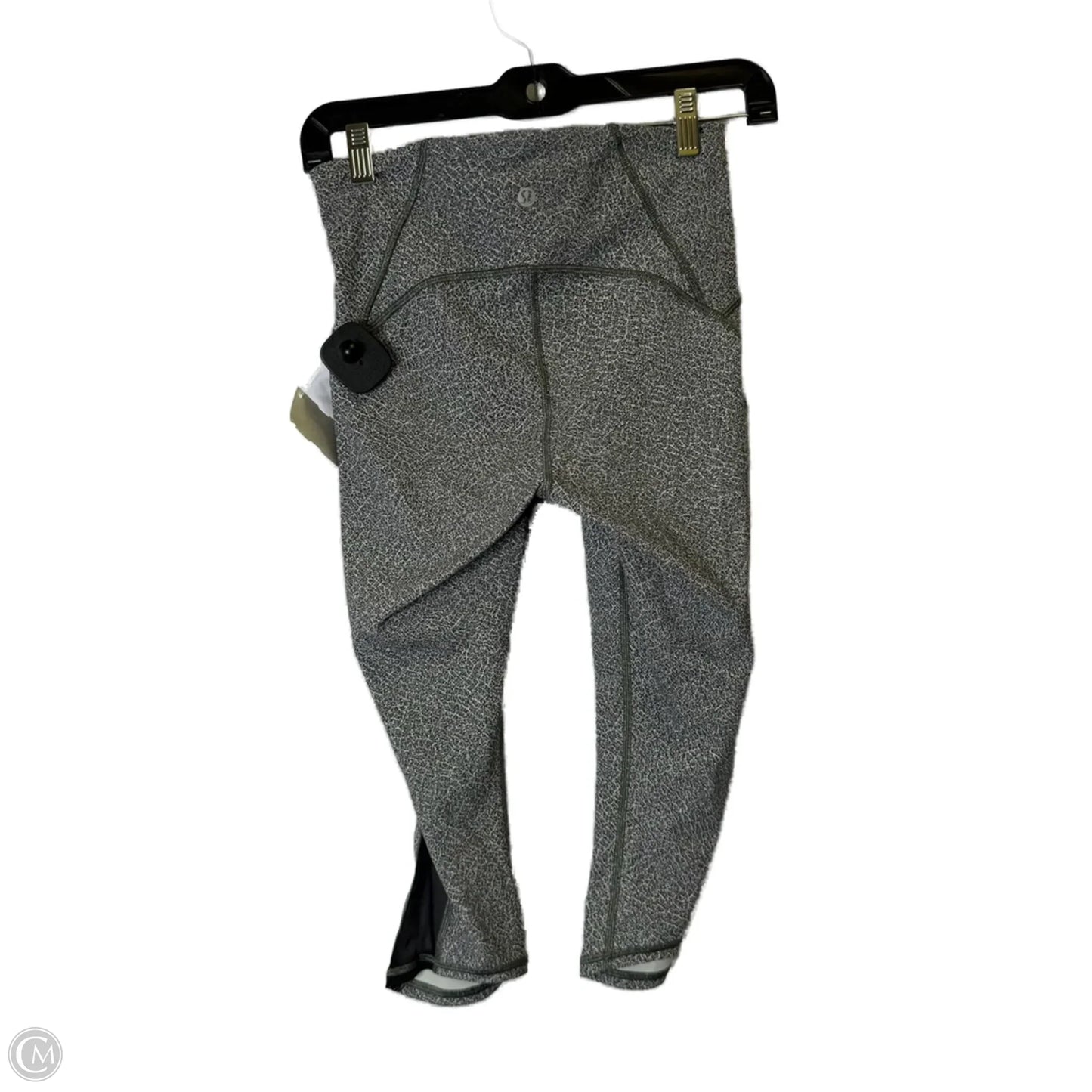 Athletic Leggings Capris By Lululemon In Grey, Size: 6