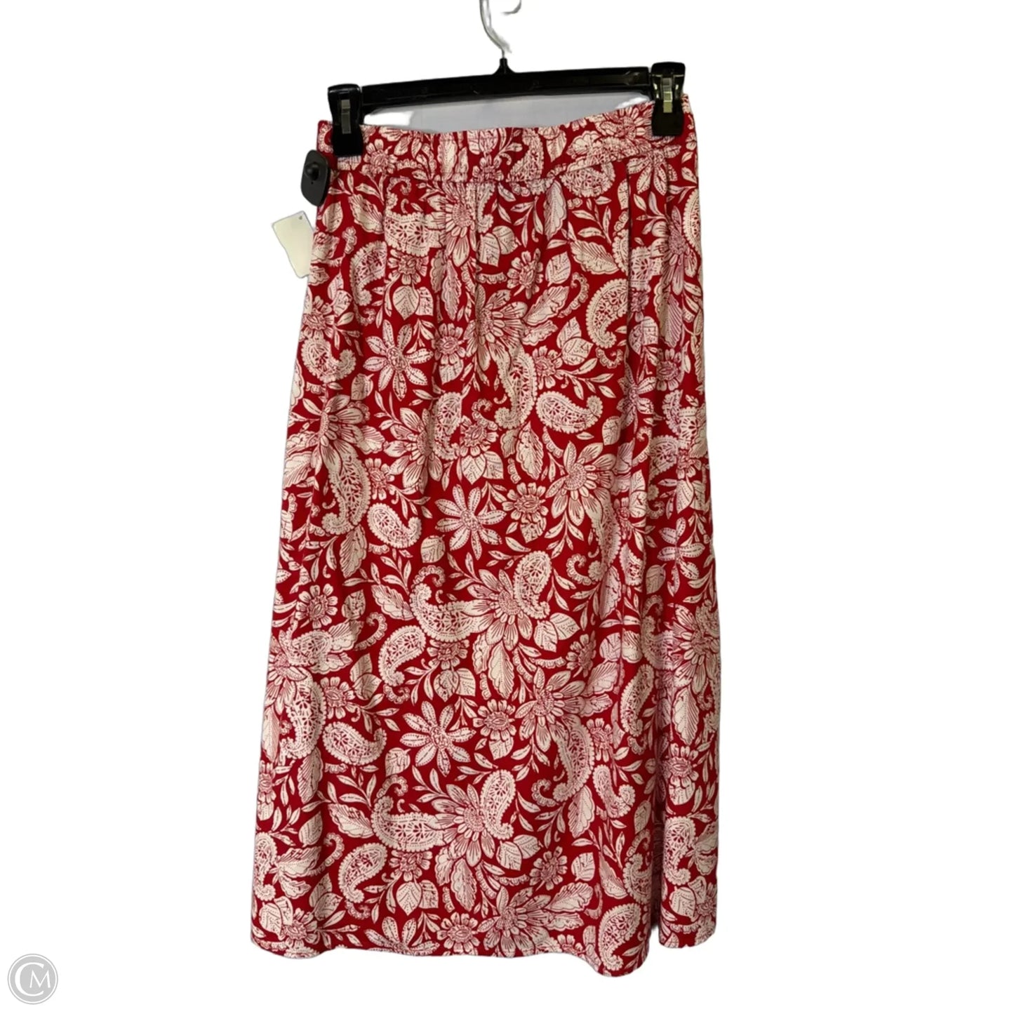 Skirt Maxi By Loft In Red, Size: S