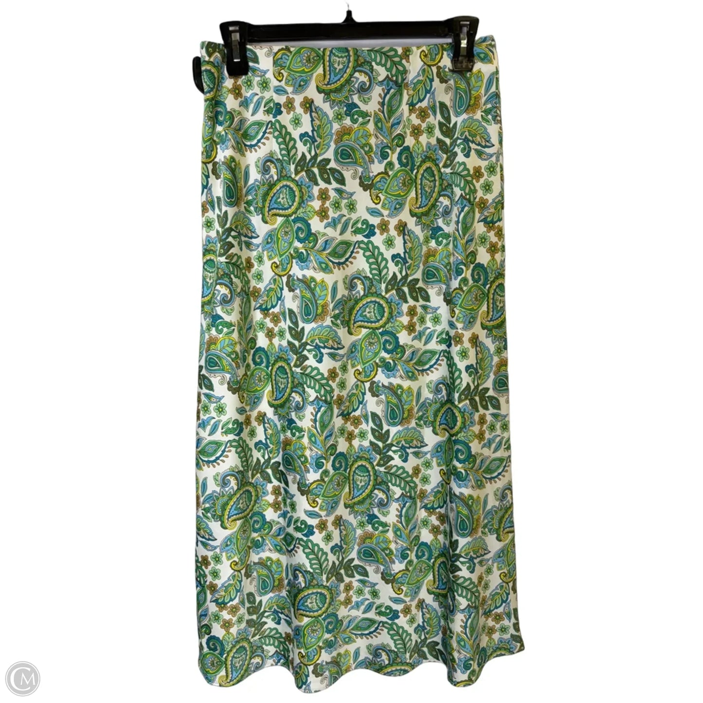 Skirt Maxi By Loft In Blue & Green, Size: Lp