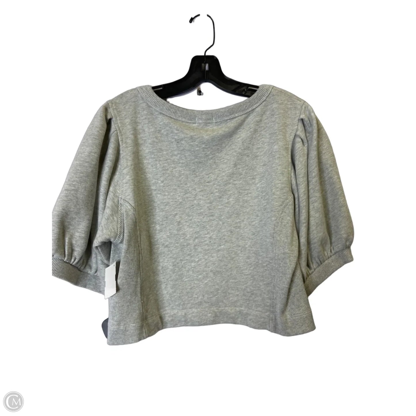 Top Short Sleeve By Aerie In Grey, Size: M