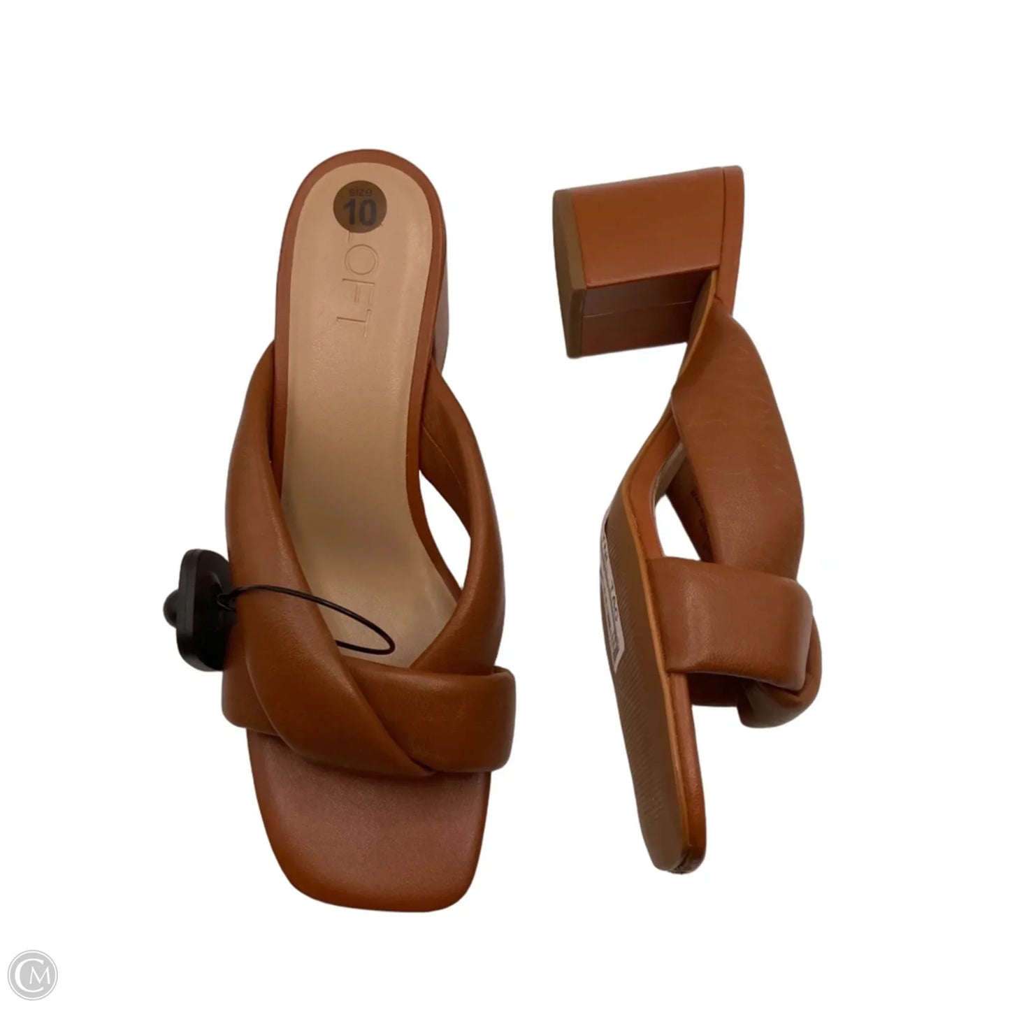 Shoes Heels Block By Loft In Brown, Size: 10