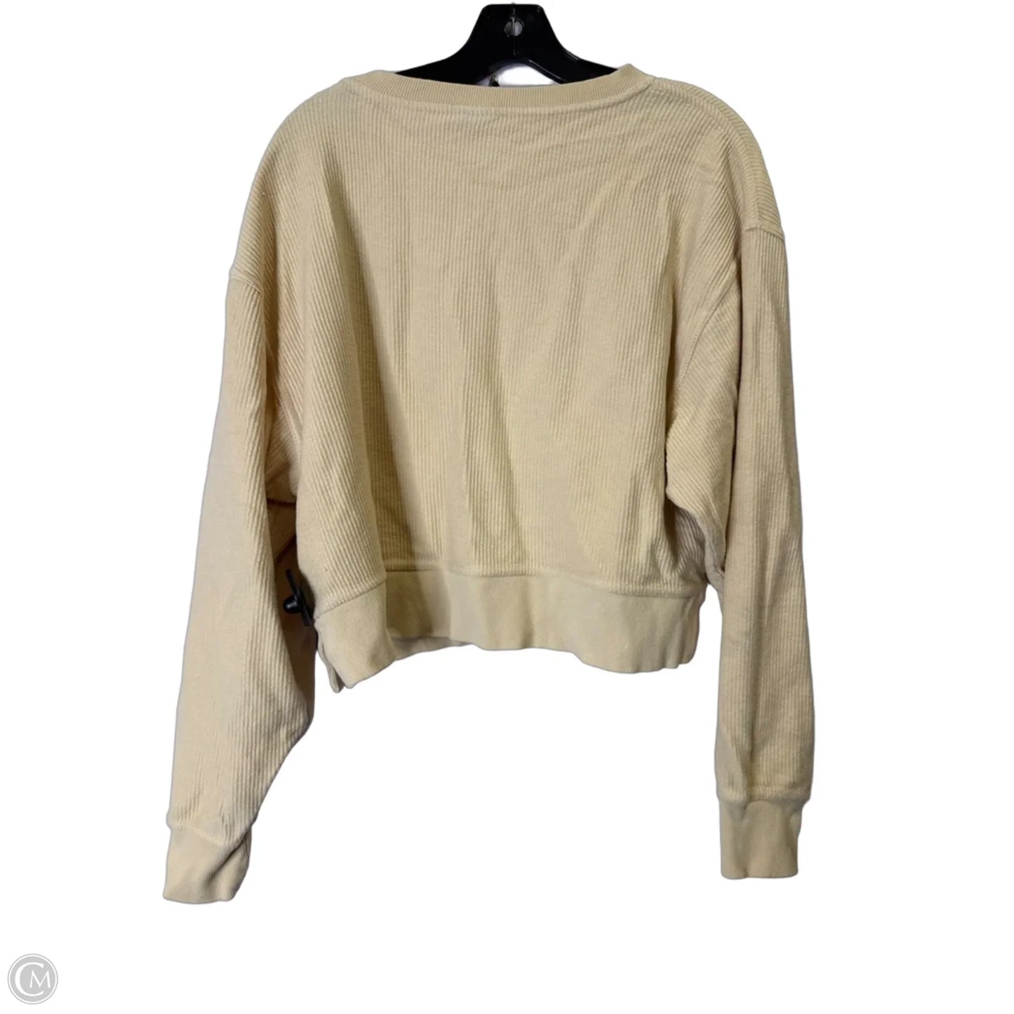 Sweatshirt Crewneck By Chicka-d In Cream, Size: S