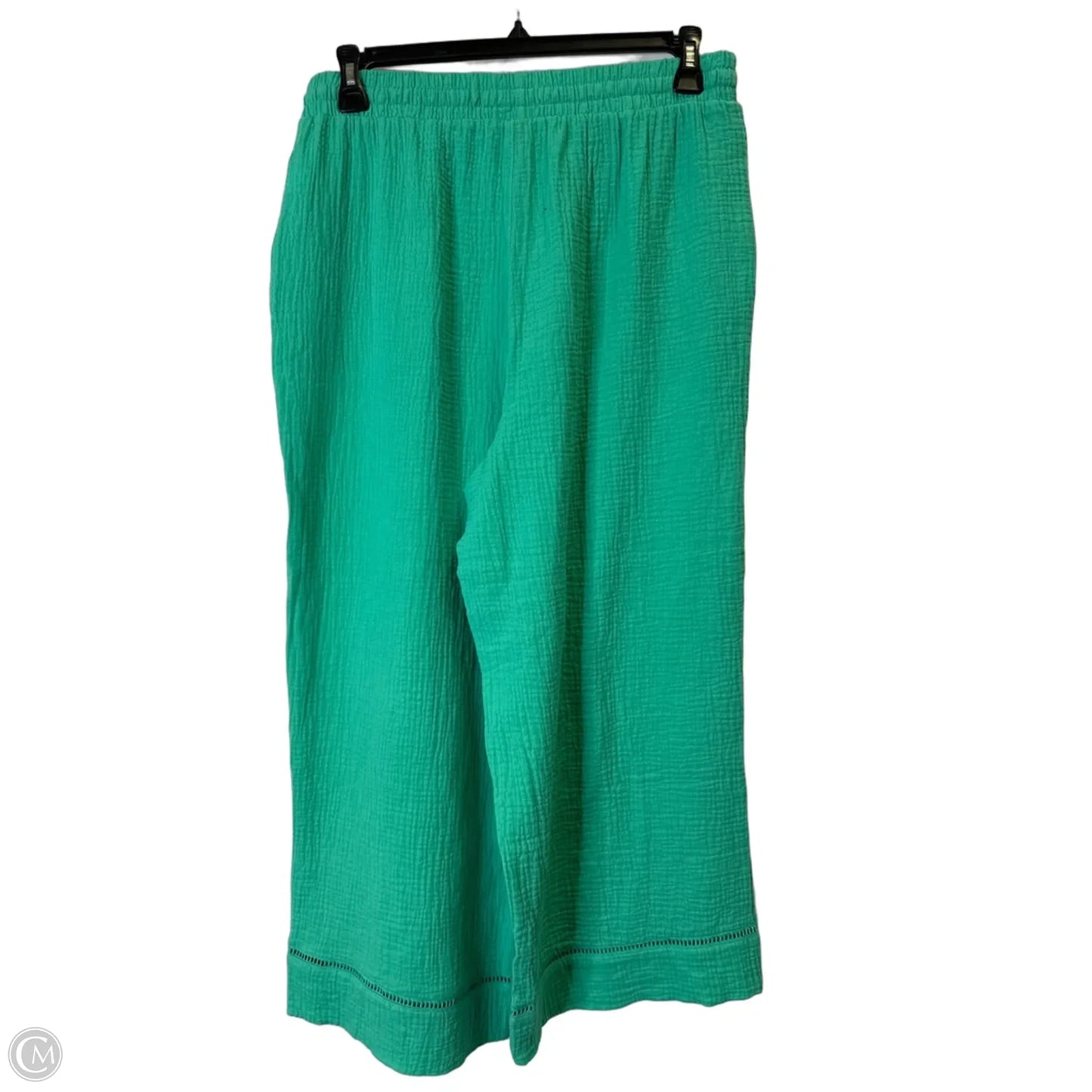 Pants Wide Leg By Kim Rogers In Green, Size: S