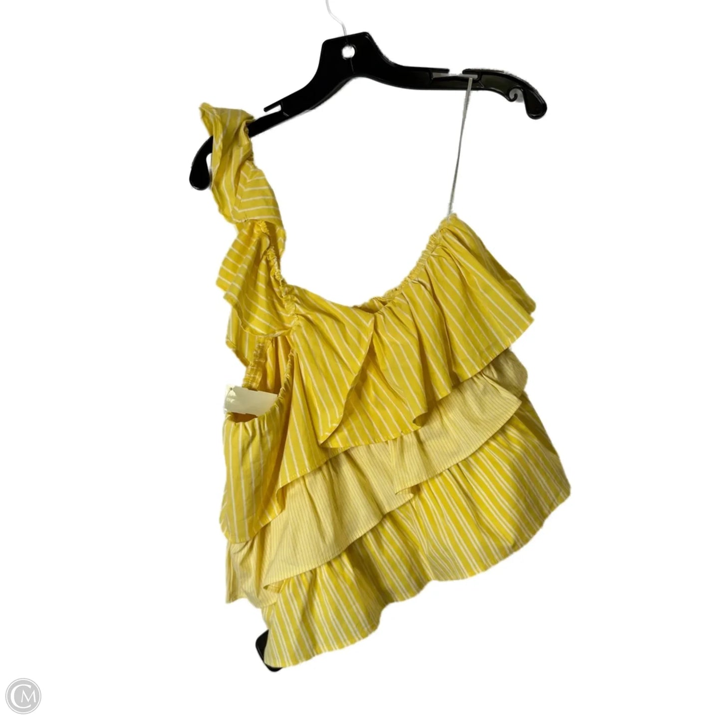 Top Sleeveless By Maeve In Yellow, Size: L