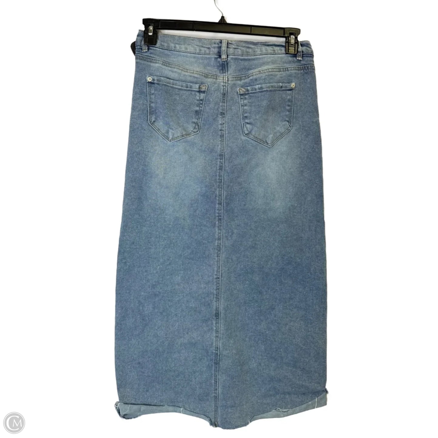 Skirt Midi By Kensie In Blue Denim, Size: 4