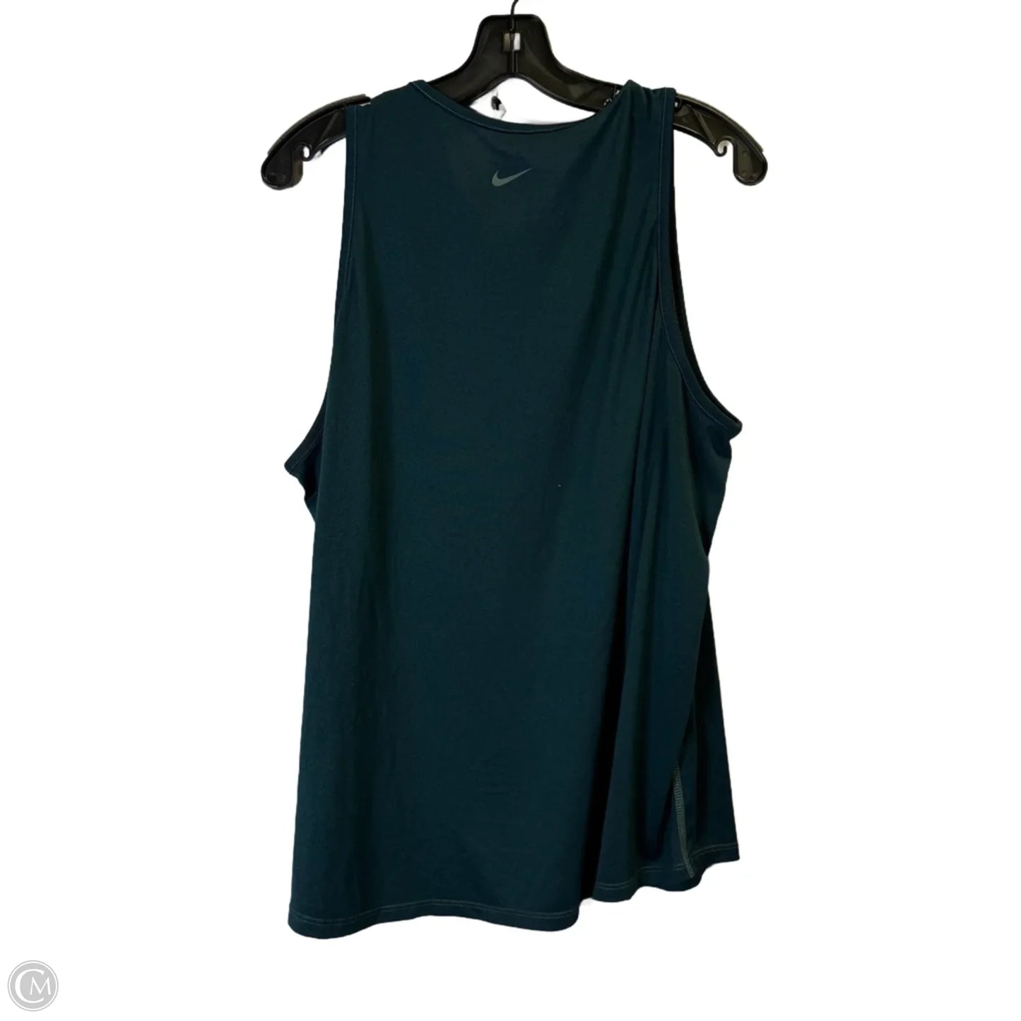 Athletic Tank Top By Nike Apparel In Teal, Size: 2x