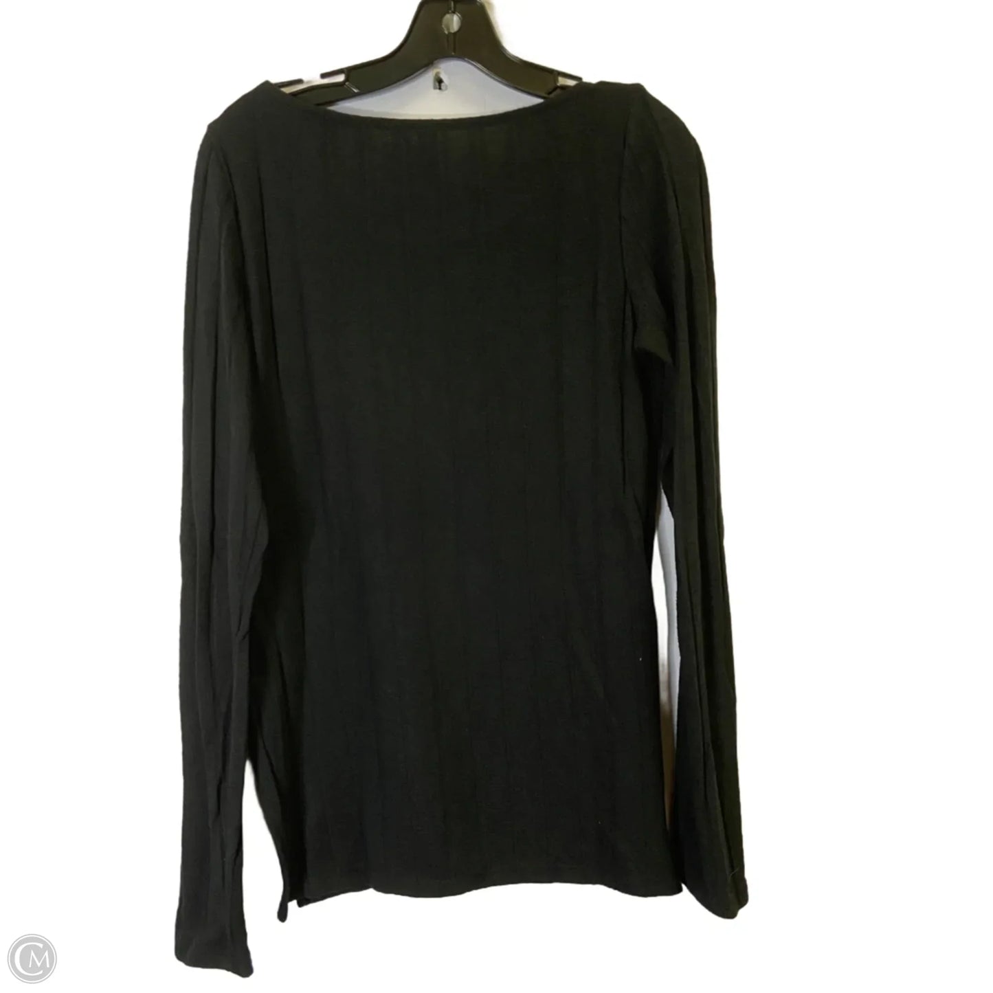 Top Long Sleeve By Anthropologie In Black, Size: M