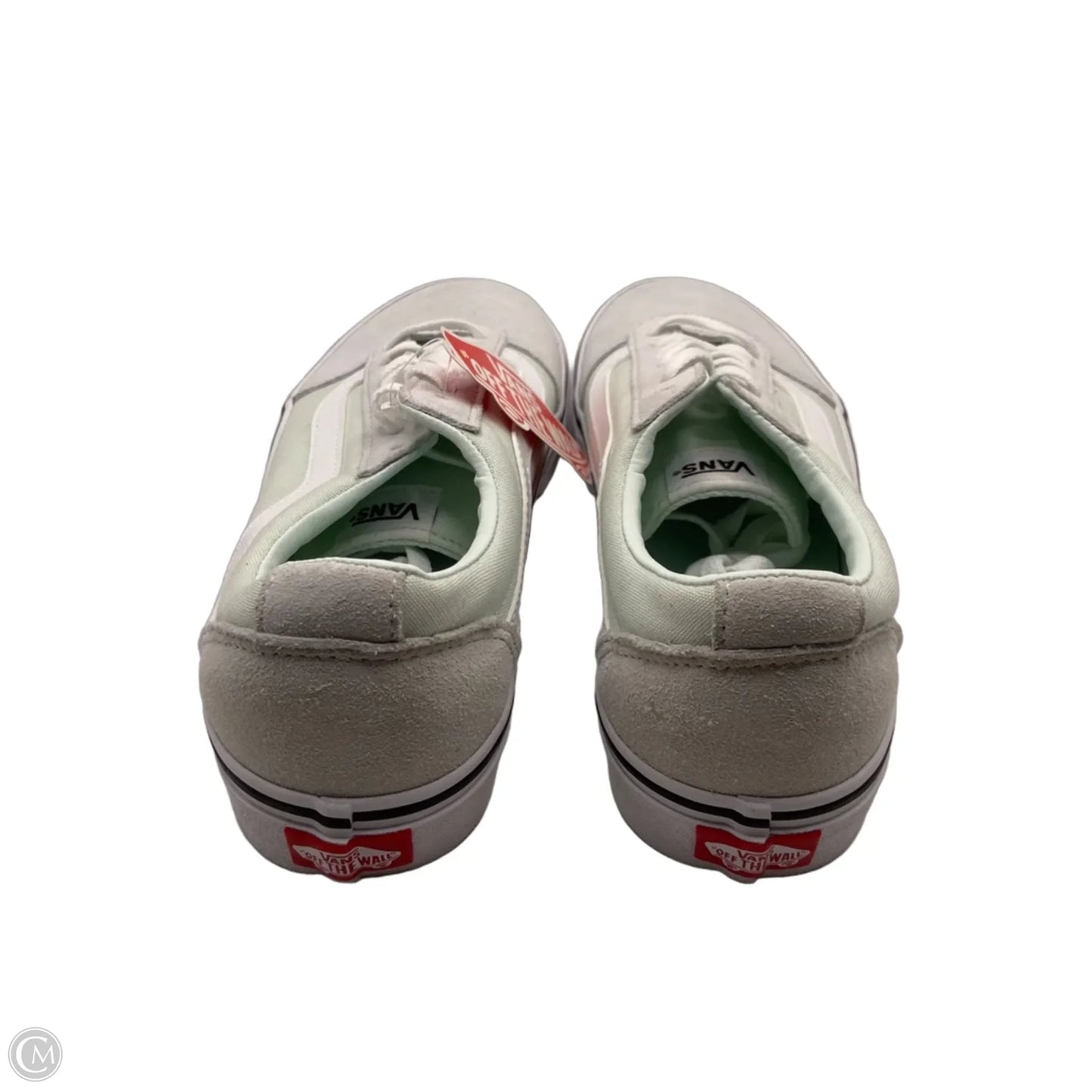 Shoes Sneakers By Vans In Green, Size: 9
