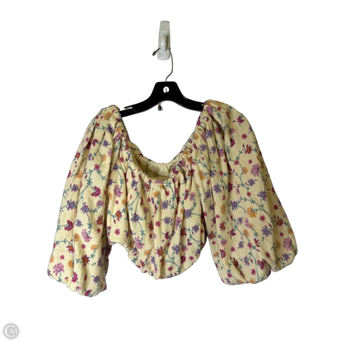 Top Short Sleeve By Future Collective In Floral Print, Size: Xs