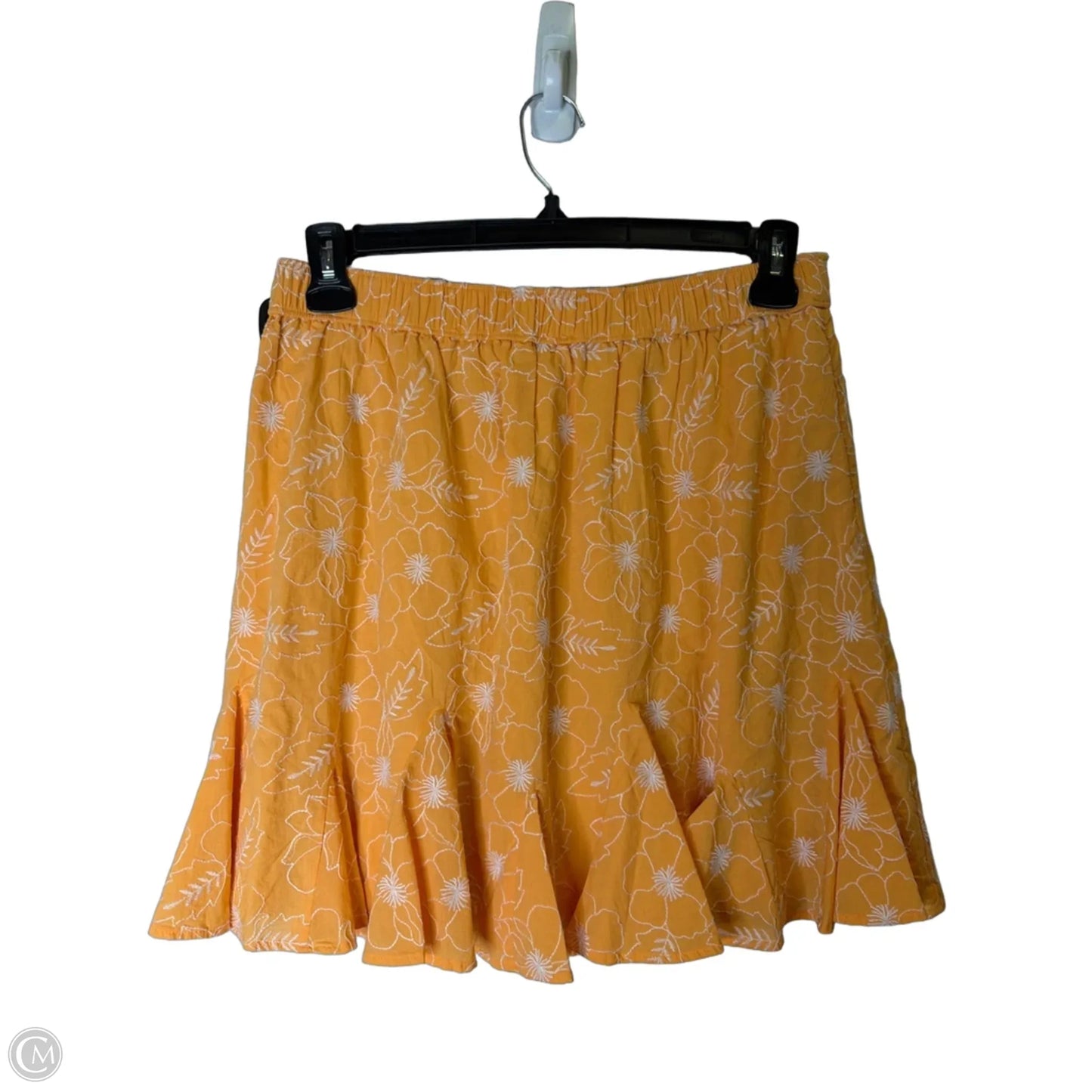 Skirt Midi By Loft In Orange, Size: M