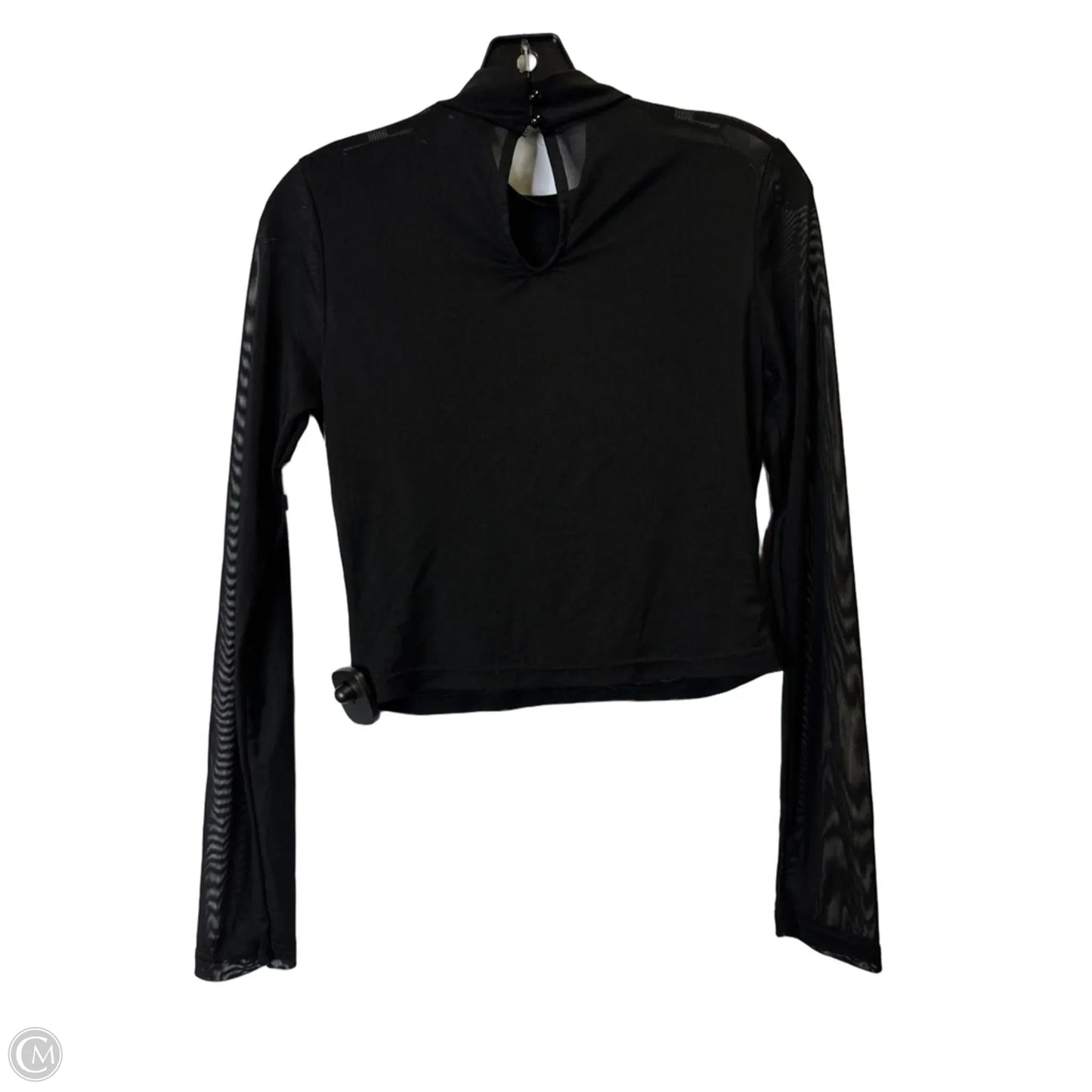 Top Long Sleeve By Fashion Nova In Black, Size: M