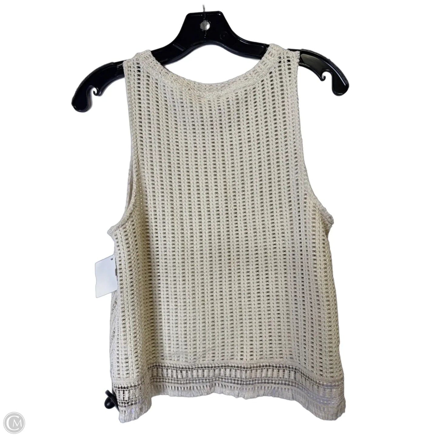 Top Sleeveless By Old Navy In Cream, Size: S